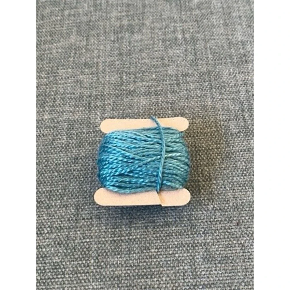 Blue Needlepoint Thread Yarn